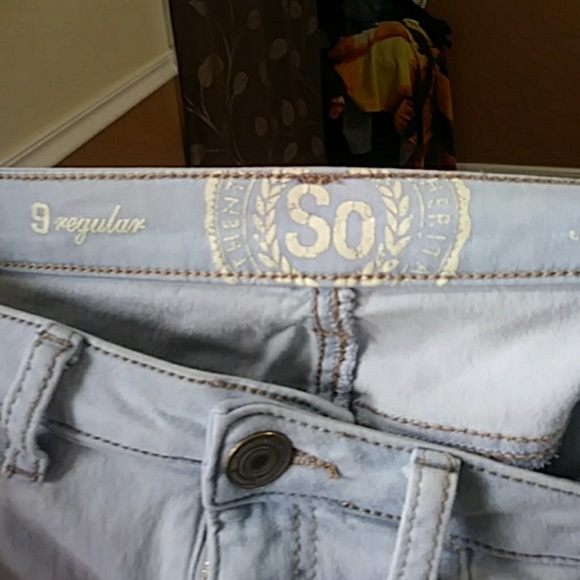 Blue jeggings from SO - Picture 3 of 3